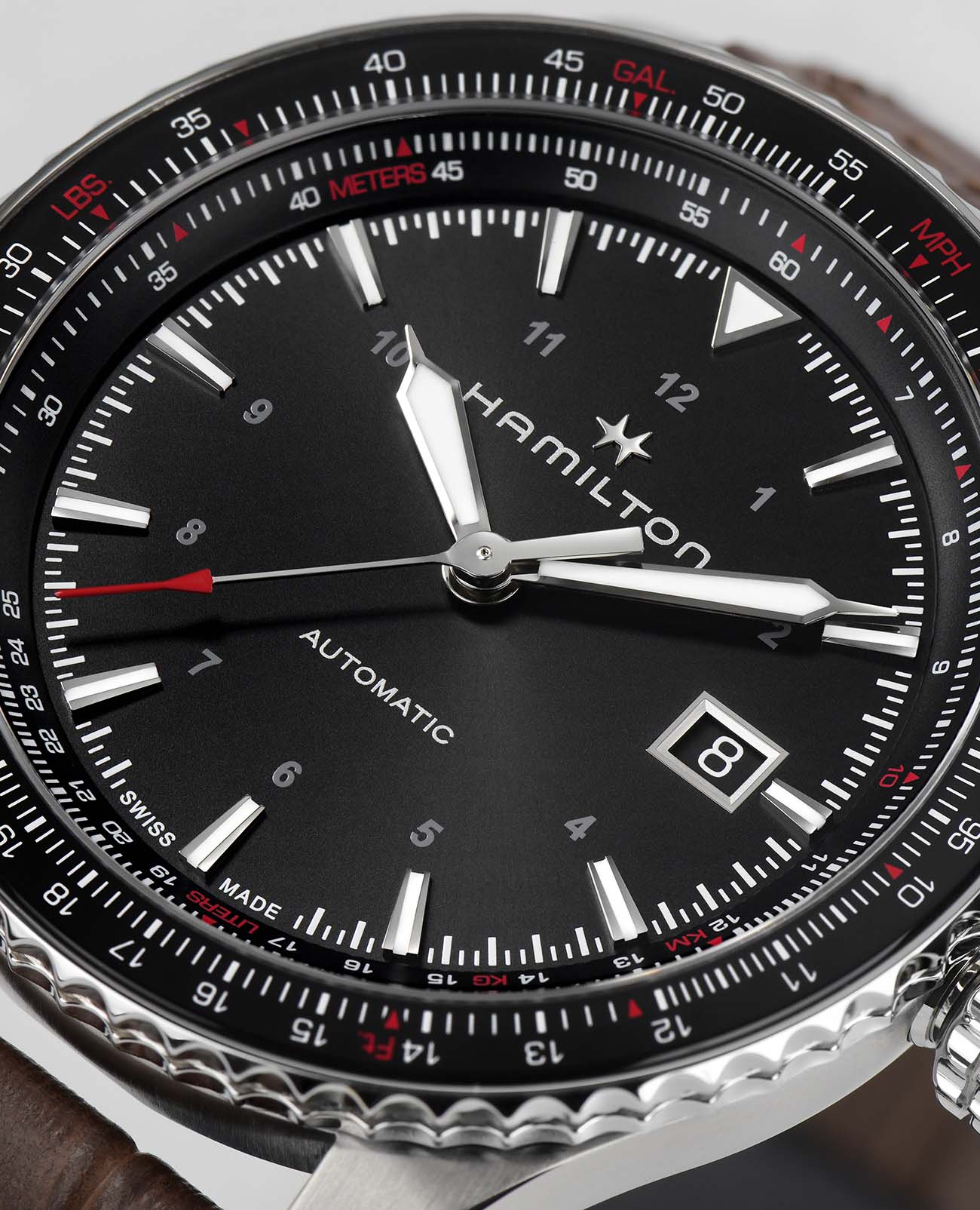 Hamilton Hamilton Khaki Aviation Converter H76615530  - задняя крышка металл сталь корпуса, швейцария часы