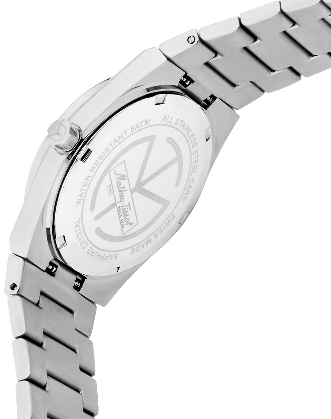 Mathey-Tissot Mathey-Tissot Zoltan D117AN,  швейцария женские часы на браслете нержавеющая сталь боковой вид