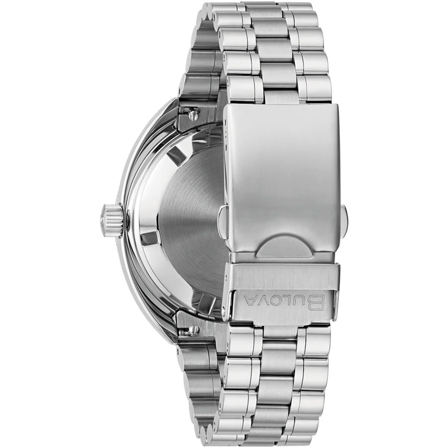 Bulova Bulova Oceanographer 96B405,  сша мужские часы на браслете нержавеющая сталь боковой вид