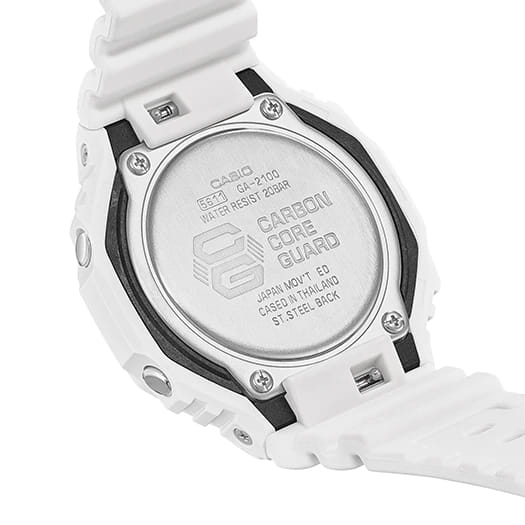 Casio Casio G-Shock GA-2100-7A электронные мужские часы часы крупный план черный циферблата