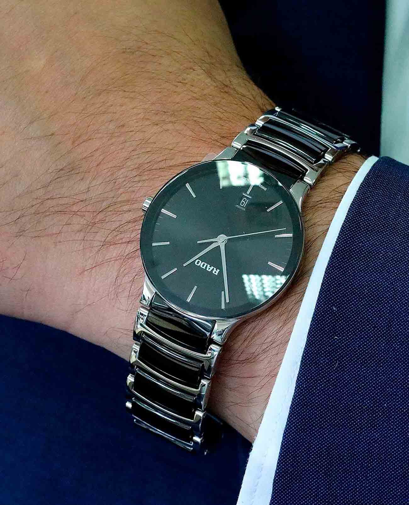 Оригинальные часы Rado Rado Centrix R30021152 кварцевые калибр механизма  общий вид