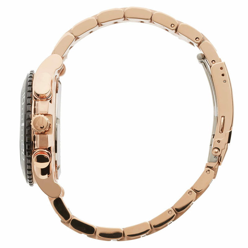 Bulova Bulova Precisionist 98B213,  сша мужские часы на браслете нержавеющая сталь с pvd-покрытием боковой вид