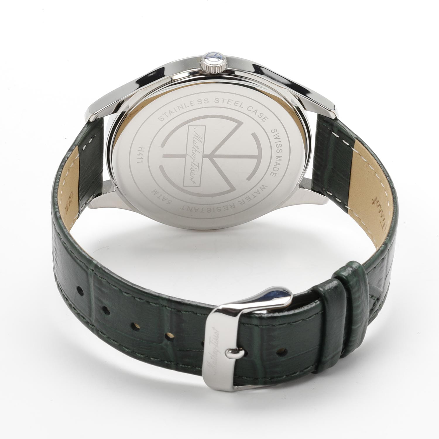 Mathey-Tissot Mathey-Tissot Urban H411AV мужские часы зеленый циферблат на запястье