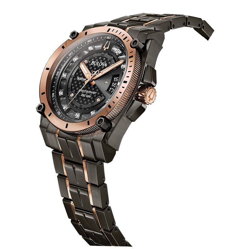 Bulova Bulova Precisionist 98D149 , наручные мужские часы фото под углом