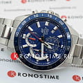 Casio Casio Edifice EFV-550D-2AVUDF (EFV-550D-2A) кварцевые мужские часы часы крупный план синий циферблата