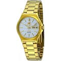 Orient Orient AB02003W (FAB02003W)  FAB02003W механические мужские часы белый циферблат, браслет  — вид спереди