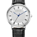 Romanson Romanson TL1B24DMBWAS5U  TL1B24DMBWAS5U кварцевые мужские часы белый циферблат, браслет кожаный — вид спереди