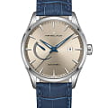 Hamilton Hamilton Jazzmaster Power Reserve Auto H32635622  H32635622 механические мужские часы  шампань циферблат, браслет кожаный — вид спереди