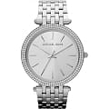 Michael Kors Michael Kors Portia MK3190  MK3190 кварцевые женские часы  серый циферблат, браслет нержавеющая сталь + золото 18к — вид спереди