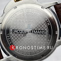 Jacques Lemans Jacques Lemans 1-1540H кварцевые мужские часы часы крупный план серый циферблата