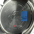 Casio Casio Edifice EFV-590L-1A кварцевые мужские часы часы крупный план черный циферблата