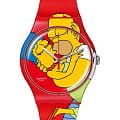 Swatch Swatch New Gent Biosourced SO29Z120  SO29Z120 кварцевые женские часы цветной циферблат, браслет силикон — вид спереди