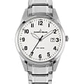 Jacques Lemans Jacques Lemans Classic 1-2002R  1-2002R кварцевые мужские часы  белый циферблат, браслет нержавеющая сталь — вид спереди