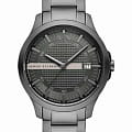 Armani Exchange Armani Exchange Hampton AX2455  AX2455 кварцевые мужские часы  серый циферблат, браслет нержавеющая сталь с ip-покрытием — вид спереди