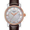 Tissot Tissot Bridgeport T097.410.26.038.00 Bridgeport T0974102603800 кварцевые мужские часы  белый циферблат, браслет кожаный — вид спереди