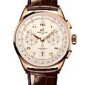 Breitling Breitling Premier B01 Chronograph 42 RB0145371G1P1  RB0145371G1P1 механические мужские часы  шампань циферблат, браслет кожаный — вид спереди