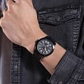 Guess Guess Crescent GW0574G3,  сша мужские часы на браслете сталь с ip покрытием боковой вид