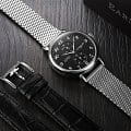 Earnshaw Earnshaw ES-8116-01  английские мужские часы на браслете нержавеющая сталь боковой вид