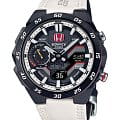 Casio Casio Edifice Windflow ECB-2200HTR-1A ECB ECB-2200HTR-1A кварцевые мужские часы черный циферблат, браслет нержавеющая сталь с ip-покрытием — вид спереди