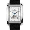 Jacques Lemans Jacques Lemans 1-1368B  1-1368B механические мужские часы черный циферблат, браслет кожаный — вид спереди