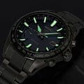 Seiko Seiko Astron GPS Solar SSE159J1 кварцевые мужские часы часы, крупный план синий циферблат