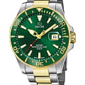 Jaguar Jaguar Executive Diver J863/B  J863/B кварцевые мужские часы зеленый циферблат, браслет нержавеющая сталь с pvd-покрытием — вид спереди