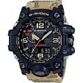 Casio Casio G-Shock GWG-1000DC-1A5 Mudmaster GWG-1000DC-1A5 электронные мужские часы черный циферблат, браслет силикон — вид спереди