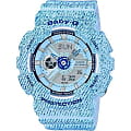 Casio Casio Baby-G BA-110DC-2A3  BA-110DC-2A3 кварцевые женские часы голубой циферблат, браслет пластик — вид спереди