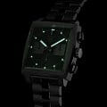 TAG Heuer TAG Heuer Monaco CBL2113.BA0644 механические мужские часы часы, крупный план черный циферблат