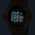 Casio Casio Baby-G BG-169HRB-7DR кварцевые женские часы часы крупный план  циферблата