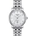 Tissot Tissot Carson Automatic Lady T122.207.11.036.00 Carson T1222071103600 механические женские часы белый циферблат, браслет нержавеющая сталь — вид спереди