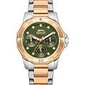 Slazenger Slazenger SL.09.2406.4.06  SL.09.2406.4.06 кварцевые женские часы  зеленый циферблат, браслет суперметалл с ip покрытием — вид спереди
