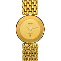Rado Rado Florence Rondo R48743263  R48743263 кварцевые мужские часы золотой циферблат, браслет сталь c pvd покрытием — вид спереди