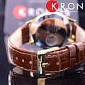 Orient Orient DB0A003W (FDB0A003W), classic automatic япония мужские часы на браслете кожа + текстиль боковой вид