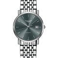 Longines Longines Elegant Collection L4.809.4.72.6  L48094726 механические женские часы  антрацитовый циферблат, браслет нержавеющая сталь — вид спереди