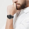 Jacques Lemans Jacques Lemans Liverpool 1-2075A мужские часы черный циферблат на запястье