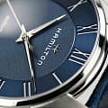Hamilton Hamilton Jazzmaster Auto H42535640, jazzmaster швейцария мужские часы на браслете кожаный боковой вид