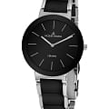 Jacques Lemans Jacques Lemans High Tech Ceramic 42-8A  42-8A кварцевые мужские часы  черный циферблат, браслет керамика — вид спереди