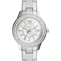 Fossil Fossil Stella  ES5130  ES5130 кварцевые женские часы перламутровый циферблат, браслет нержавеющая сталь — вид спереди