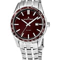 Jacques Lemans Jacques Lemans 1-2022J  1-2022J кварцевые мужские часы коричневый циферблат, браслет нержавеющая сталь — вид спереди