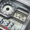 Casio Casio Collection AE-1200WH-1AVDF (AE-1200WH-1A), illuminator япония мужские часы на браслете пластик боковой вид