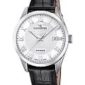 Candino Candino Couple Gents C4710/B  C4710/B кварцевые мужские часы серебристый циферблат, браслет кожаный — вид спереди