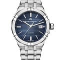 Maurice Lacroix Maurice Lacroix Aikon Automatic AI6008-SS002-430-2  AI6008-SS002-430-2 механические мужские часы синий циферблат, браслет нержавеющая сталь — вид спереди