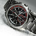 Casio Casio Edifice EFR-S572DC-1A кварцевые мужские часы часы крупный план черный циферблата