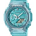 Casio Casio G-Shock GMA-S2100SK-2A  GMA-S2100SK-2A электронные женские часы  зеленый циферблат, браслет пластик — вид спереди