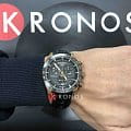 Tissot T1004173605100 наручные мужские часы застежка крупным планом