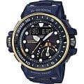 Casio Casio G-Shock GWN-Q1000NV-2A Premium GWN-Q1000NV-2A электронные мужские часы черный циферблат, браслет пластик — вид спереди