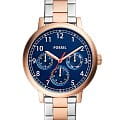 Fossil Fossil Airlift BQ2632  BQ2632 кварцевые мужские часы синий циферблат, браслет нержавеющая сталь с ip-покрытием — вид спереди