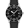 Certina Certina DS PH100M Gent C044.410.17.050.00  C0444101705000 кварцевые мужские часы черный циферблат, браслет нержавеющая сталь — вид спереди