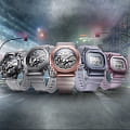 Casio Casio G-Shock GM-S5600MF-6DR (GM-S5600MF-6) на белом фоне — вид анфас